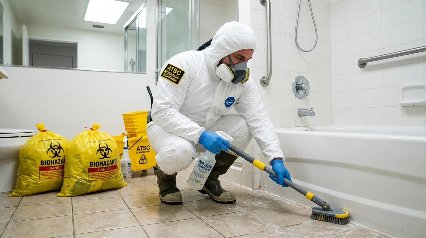 Decontamination equipment deployed for Blood Cleanup in Titusville